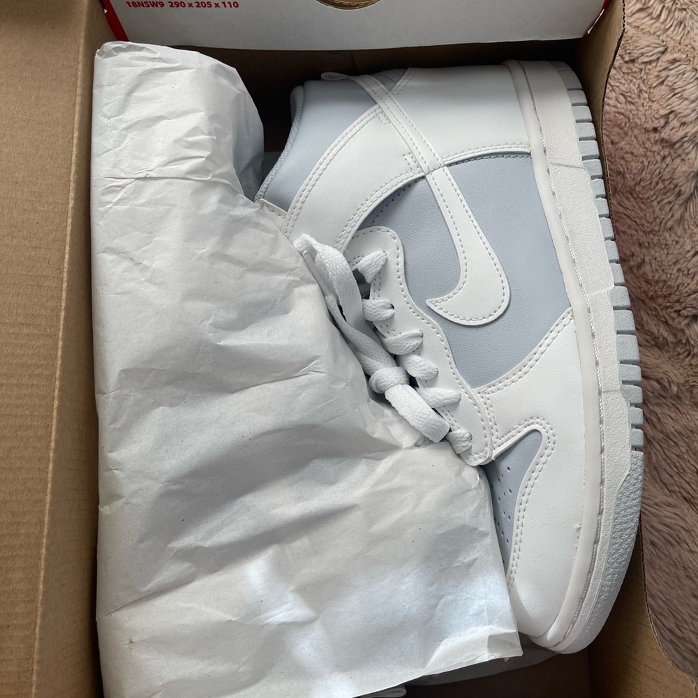 White and Gray Sneakers